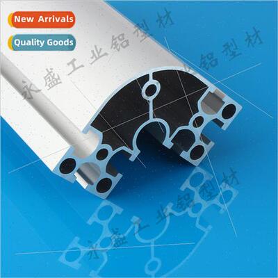 Industrial aluminum profile 6060 round corner aluminum profi