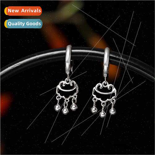 Long life lock earrings female 2023 new ear buckle earrings