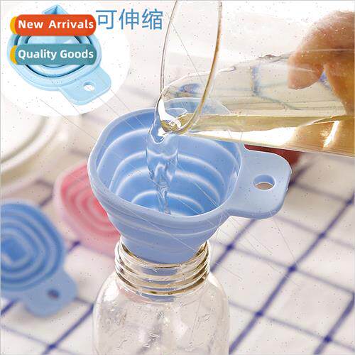 Square telescopic folding funnel kchen oil drain creative ho