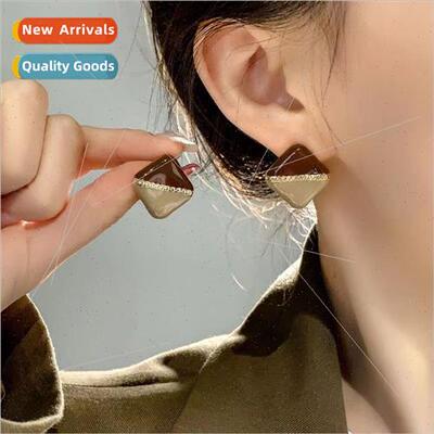 Vintage Merad curry earrings适用women niche earrings 2023 ne