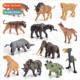 Ancient Prehistoric Animals mulation Model Set Solid Mini