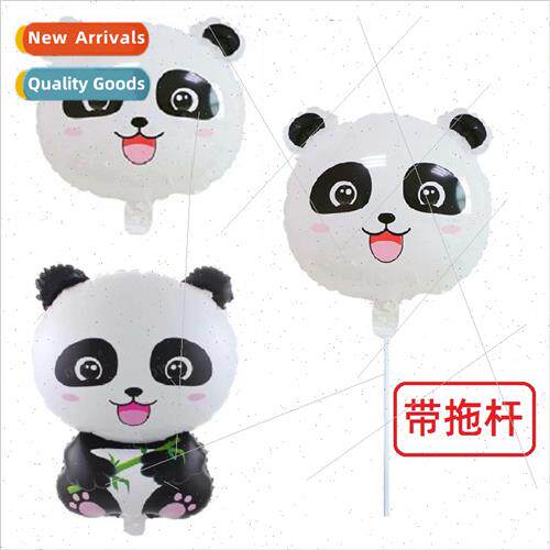 Giant panda head set aluminum film aluminum foil balloon bab