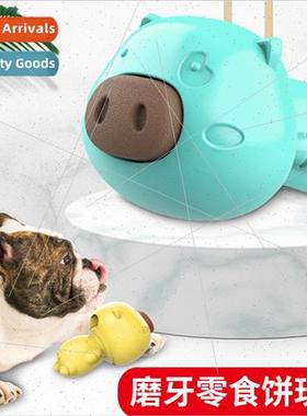 Dog Toys Teething Biscus Accompanied by Chewing Rubber Teeth