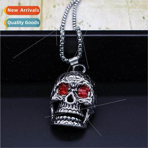 New Stainless Steel Square Bead Necklace Creative Diablo Flo