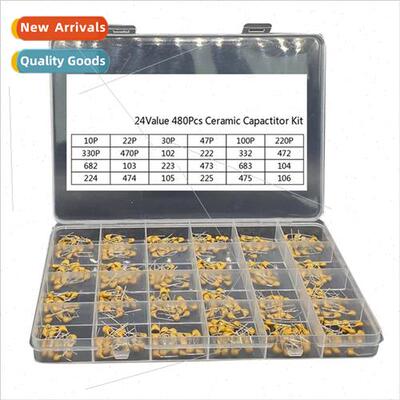 480PCS 600PCS Monolhic Capacor Set 10PF 10UF 50V 24 Kinds 20