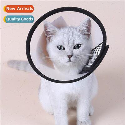 Pet Yin sa whe circle cat dog collar grooming headgear anti