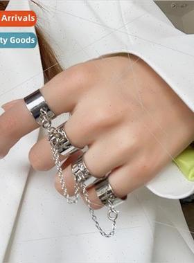 Bounce Chain Combo Ring Punk Fan Open Men Women amese Diablo