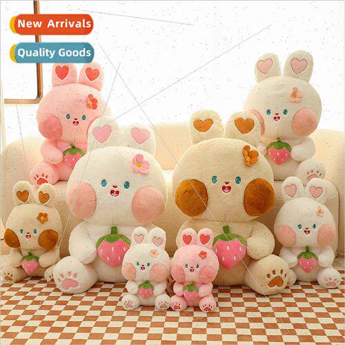Cuddle Strawberry Rabb Plush Toy Strawberry Doodle Rabb Doll