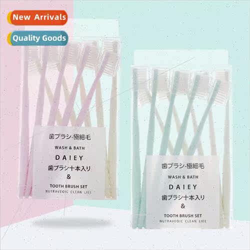 japan -marking toothbrush 10pcs toothbrush micro business ad