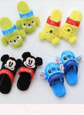 Cartoon home slippers Stch three-eyed boy Pooh Donald Duck w