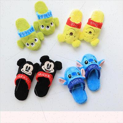 Cartoon home slippers Stch three-eyed boy Pooh Donald Duck w