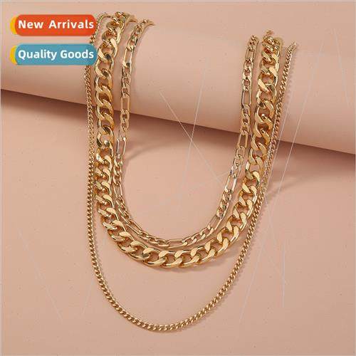 jewelry punk hip-hop metal thick multi-layer got wh chain ne