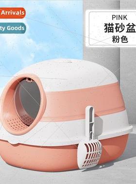 Collapsible Cat tter Pan Fully Closed Anti-Odor Anti-Splash