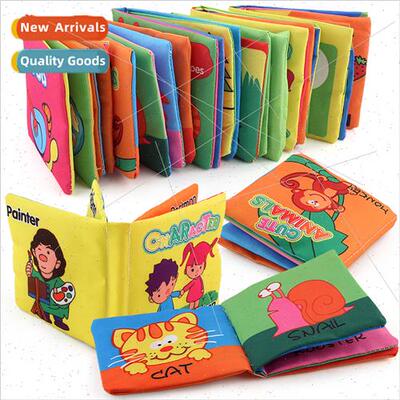 Baby early education cloth book 0-6 months baby cloth book t