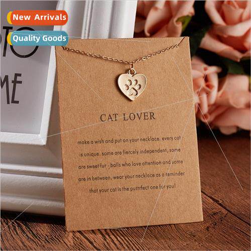 2019 New mple Fashion Jewelry Jewelry Paper Card Kten Alloy