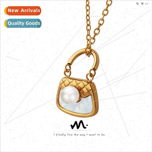 Korea ins small handheld whe sea shell imation pearl inlaid