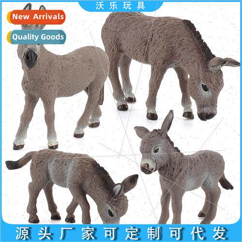 Farm Poultry vestock Animal Donkey Model Solid Mannequin Don