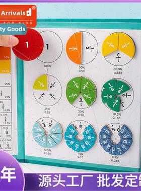 Magnetic Fraction Disk Demonstrator Primary Grade 3 Math Add