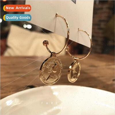 Fashion sense earrings 2022 new tide 925 silver earrings fem