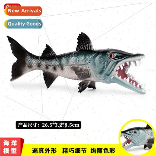 model underwater creatures deep sea fish Bering wolffish sha