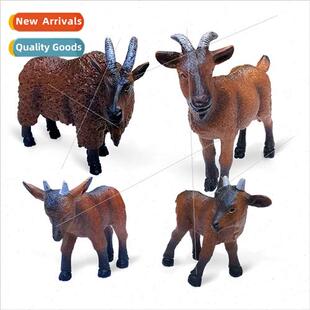mulation Poultry Farm Goat Model Toys Forest Wildlife Summer