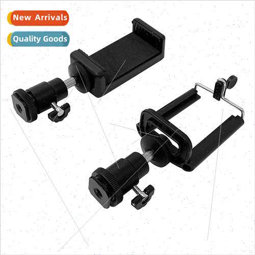 DSLR hot shoe metal gimbal+cell phone clip 1/4 screw interfa