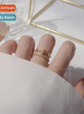 then we danced Simple gentle opening ring gift适用women