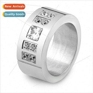 Europe 9MM double row symmetrical set zirconium stainless st