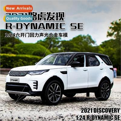 1:24 LRover Discovery 2021 alloy car model sound light back