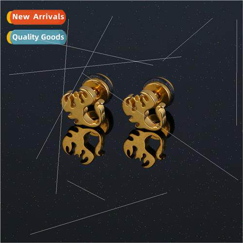 Stainless steel earrings vintage scorpion shape earrings set