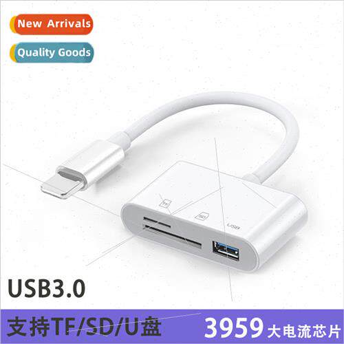 适用iphone cell phone otg adapter type-c u disk sd tf card r