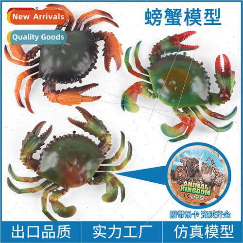 mulation crab marine model toys king crab king crab green cr