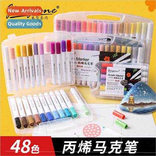 48 24 colors acrylic markers waterpropaint fast drying hdraw