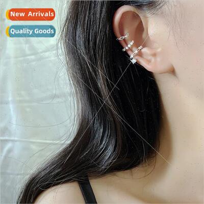 Ear Makeup Plate No Ear Hole Small Broken Diamond Ear Bone C