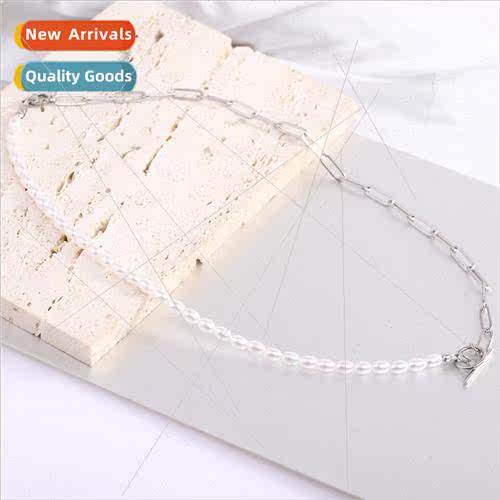 Europe ins versatile tanium steel necklace simple imation be