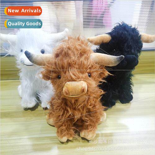 HighlCow Scottish HighlCow Plush Doll Long Hair Cow Doll