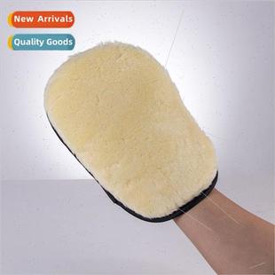 Waxing Gloves Wiping Accessories Auto Wash Car Woolen
