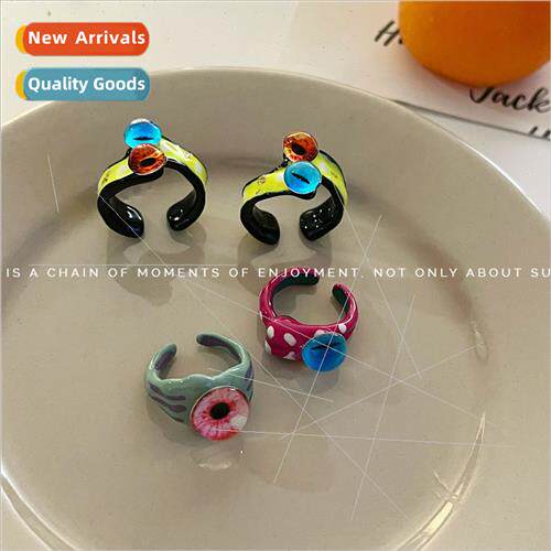 Quirky Handmade Oil Drops che Geometric Irregular Color Clas