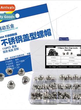 110pcs-8 kinds specifications cap round ball nut 304 Stainle