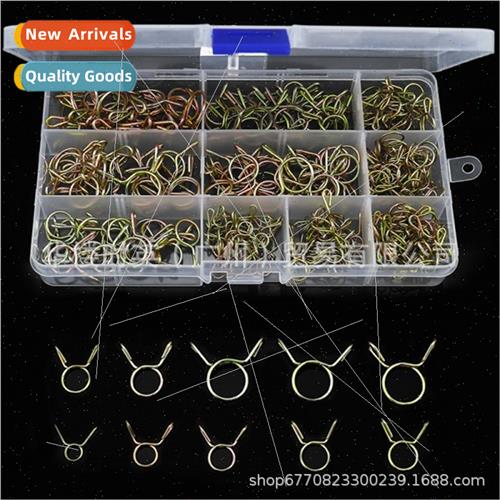 250PCS boxed single wire galvanized pipe clamp ring gas wate