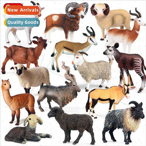 Children play house goat baby toy simulation animal model wh