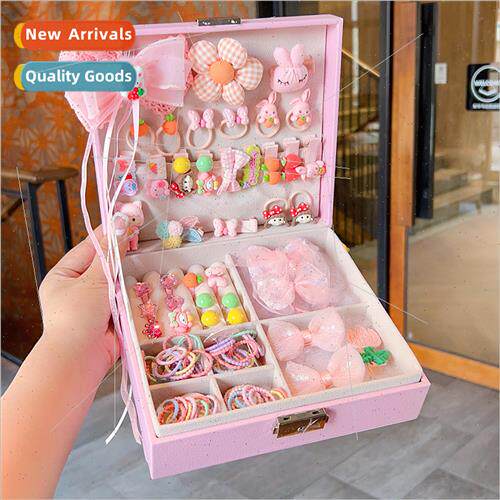 Children hair set gift box princess ltle girl jewelry birthd