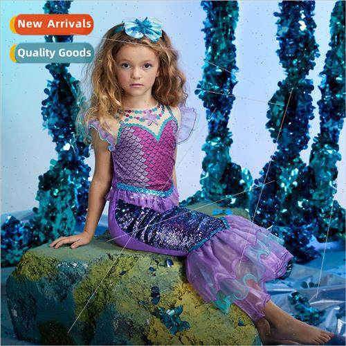 Ariel Princess Ariel ltle girl mermaid dress children stage