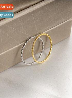 Fashion ins car flower shiny niche tanium steel gold plated