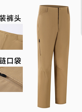 户外机能裤速干运动耐磨软壳冲锋长裤Softshell waterproof pants