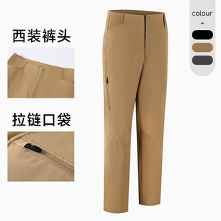 户外机能裤速干运动耐磨软壳冲锋长裤Softshell waterproof pants