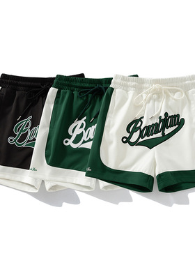 Sports basketball shorts潮牌美式宽松跑步网眼速干运动篮球短裤