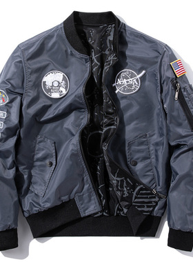 Reversible flight suit jacket 双面穿空军飞行服夹克运动外套男