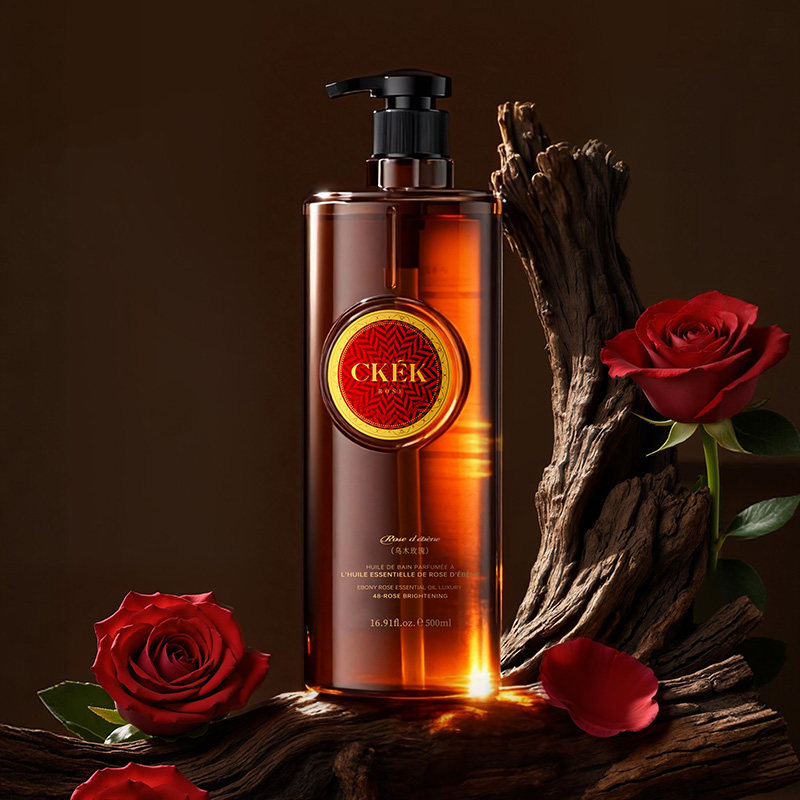 乌木玫瑰精油奢养焕亮香氛沐浴油