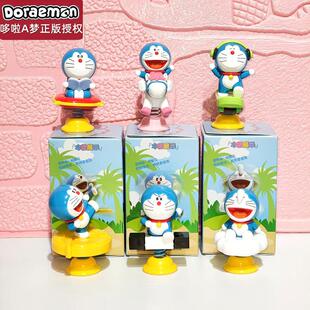 2025年新款正版哆啦A梦萌动时光系列机器猫蓝胖子盲盒摆件小手办